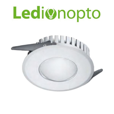 Lmpara Led Ledion Embutir 15w 6000k Aro Plateado 140