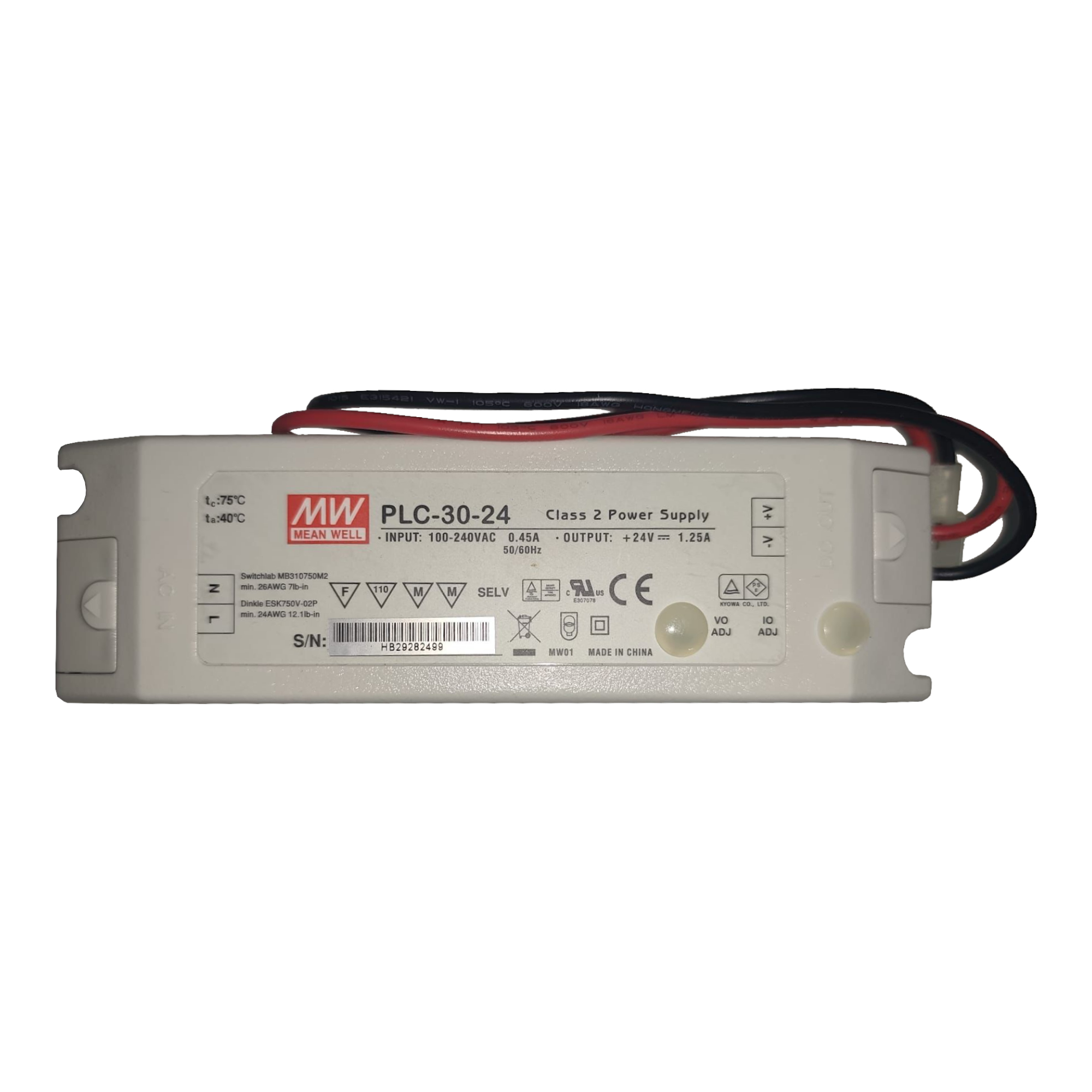 Driver de alimentaci�n LED IP64 CC AC/DC 16.8-24V 1.25A