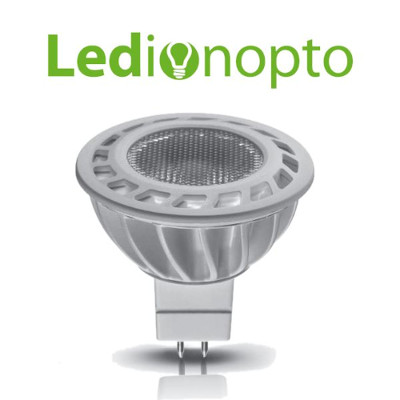 Lmpara Led Ledion Gu5.3 6w 2800k Aro Blanco 55