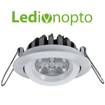Lmpara Led Ledion Embutir 15w 3000k Aro Blanco 38
