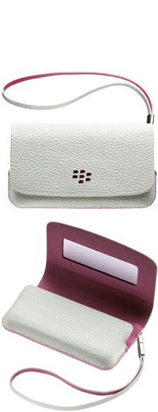 Estuche original Blackberry Curve Con correa y espejo