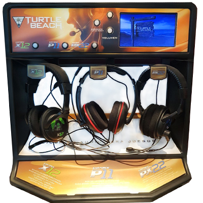 Exhibidor Interactivo Turtle Beach 