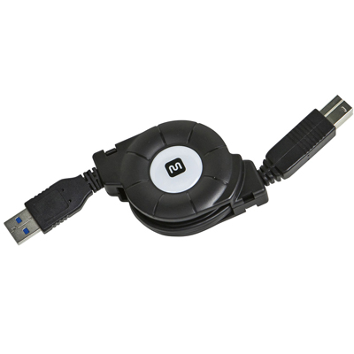 Cable de datos retrctil Usb B a Usb A