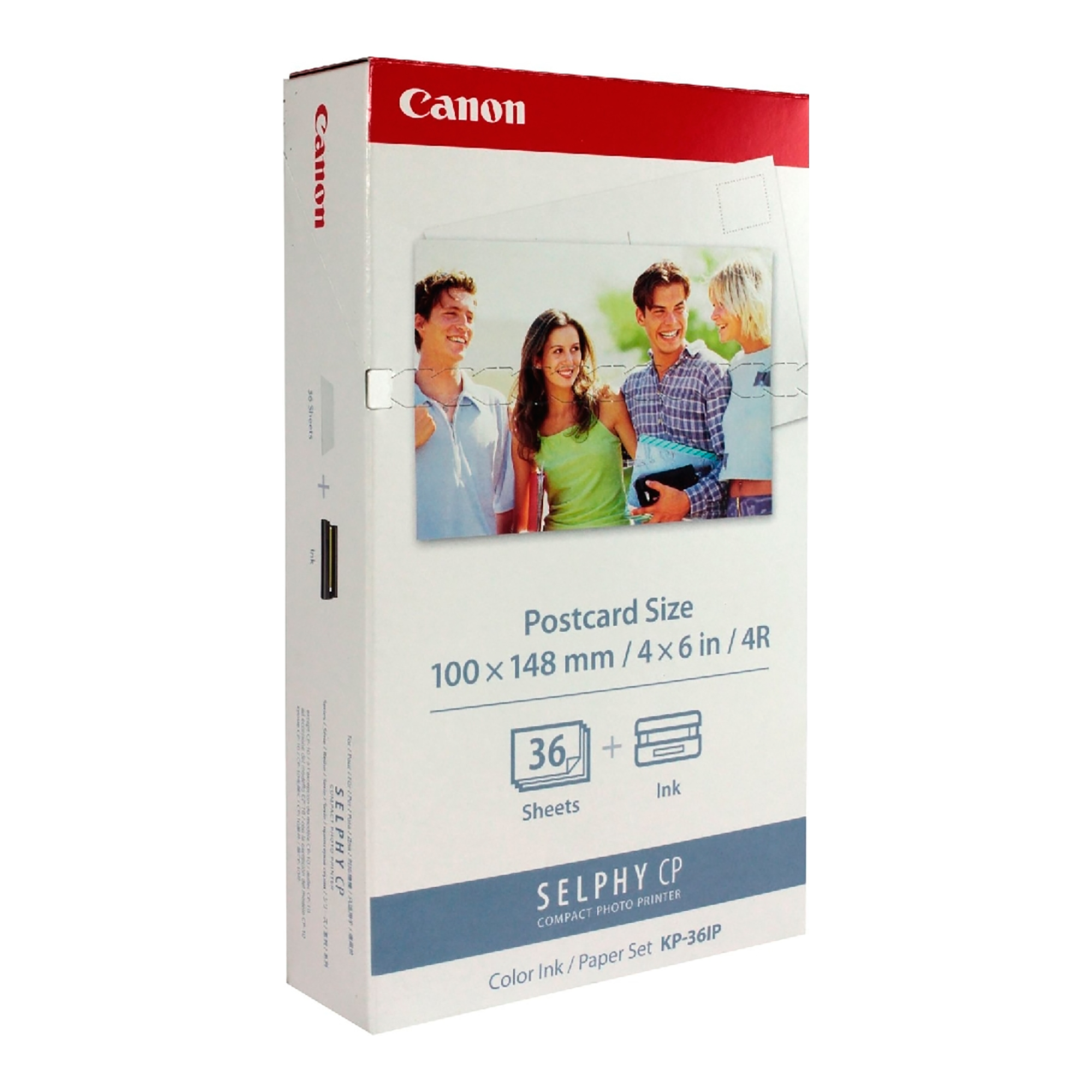 Kit Canon Cartucho Tinta Kp-36ip Con Papel Térmico 4x6 36 H