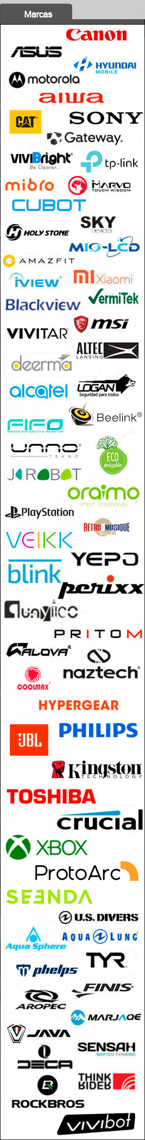 Marcas - WEB PCS
