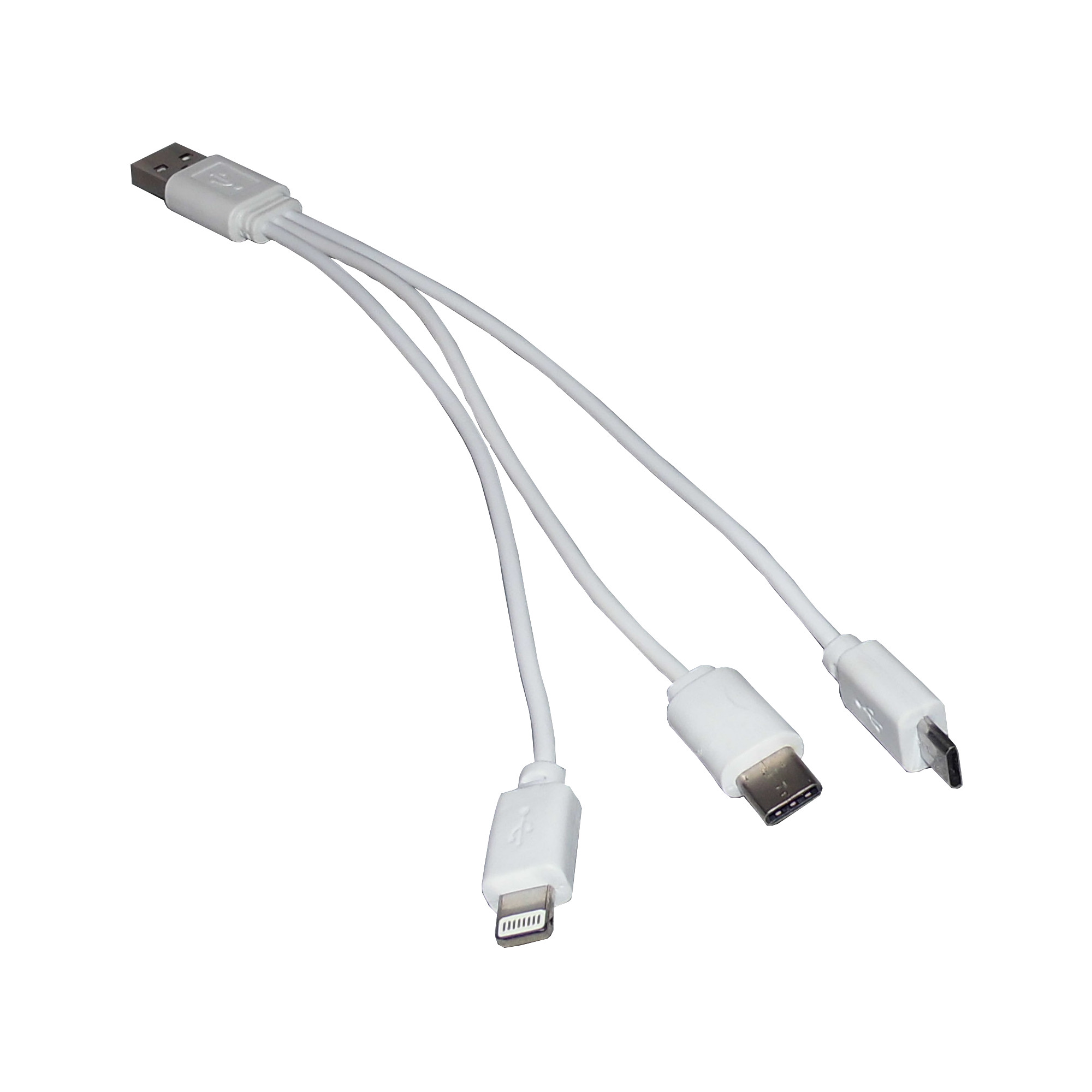 Cable usb 3 en 1 Lightning Usb c Micro Usb - PcService