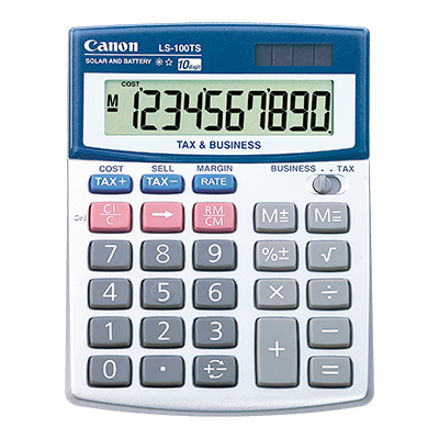 Calculadora de Escritorio Canon ngulo de Inclinacin Carga Solar y Batera
