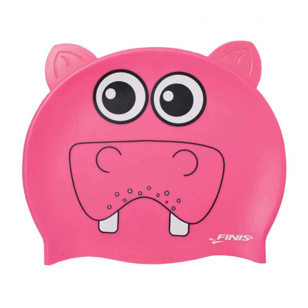 Gorra Natación Finis Silicona Animal Head Hippo