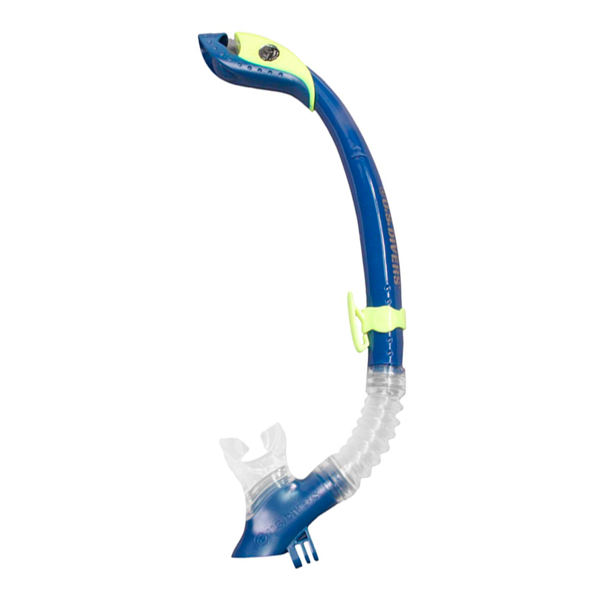 Snorkel Adulto Us Divers Paradise Dry Go Lx - Azul/Amarillo