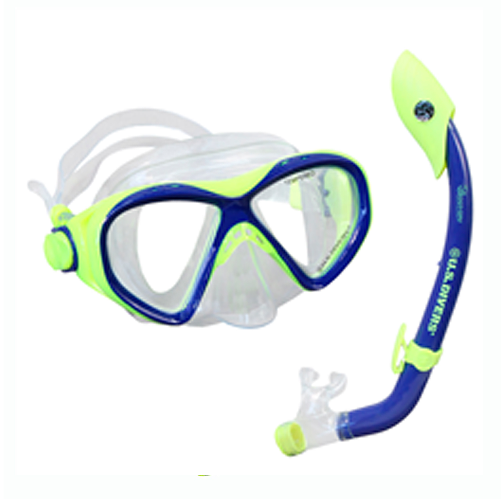  Kit De Buceo Para Niñes - Talle LG (5 a 8 Años) - Azul