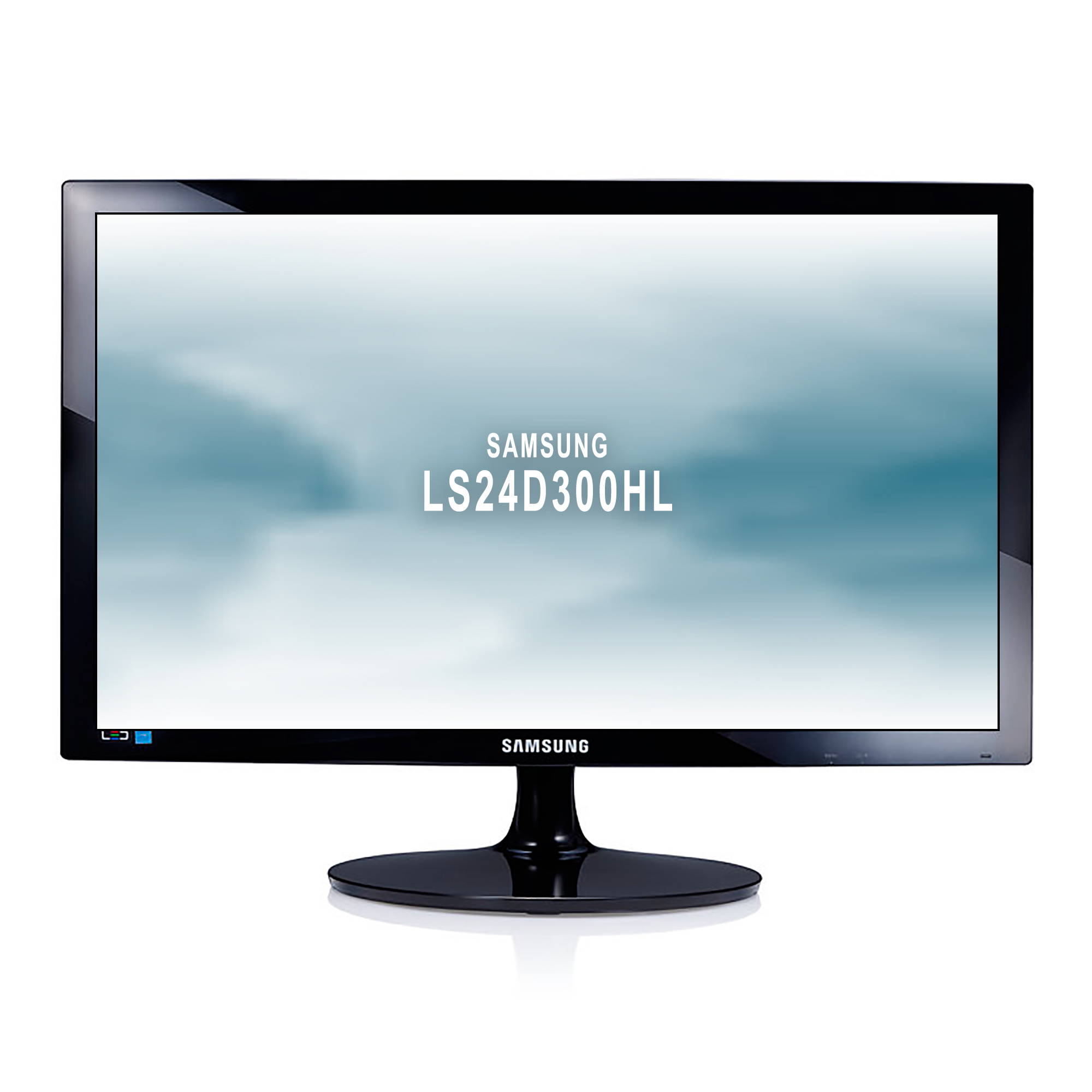 Monitor Plano Samsung Ls24d300hl 23,6'' 1080p