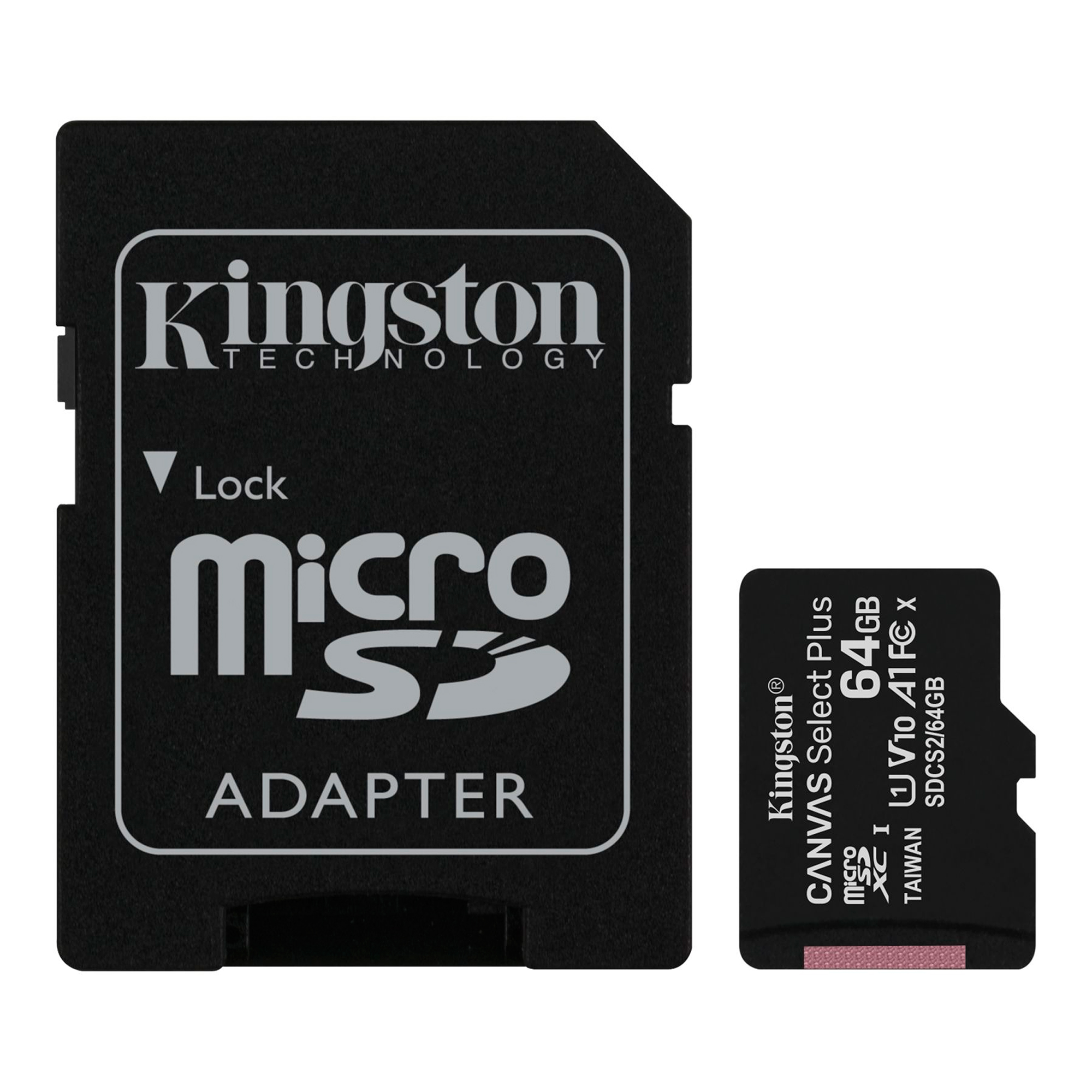 Memoria Micro Sd Kingston 64GB Con Adaptador Sd
