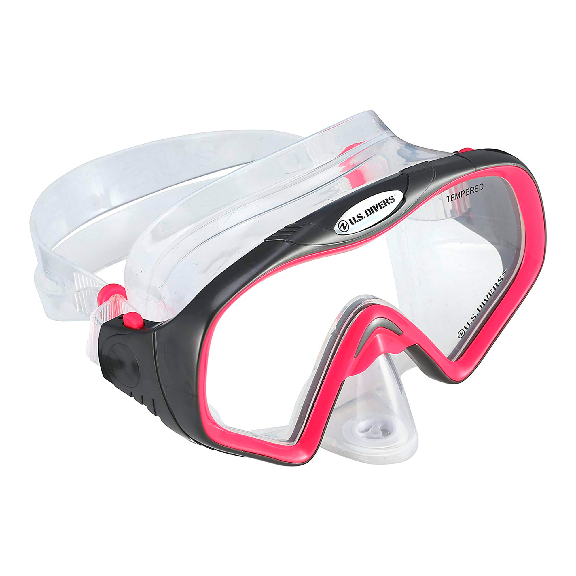 Kit Máscara + Snorkel + Aletas + Bolsa - Talle SM/MD - Rosa