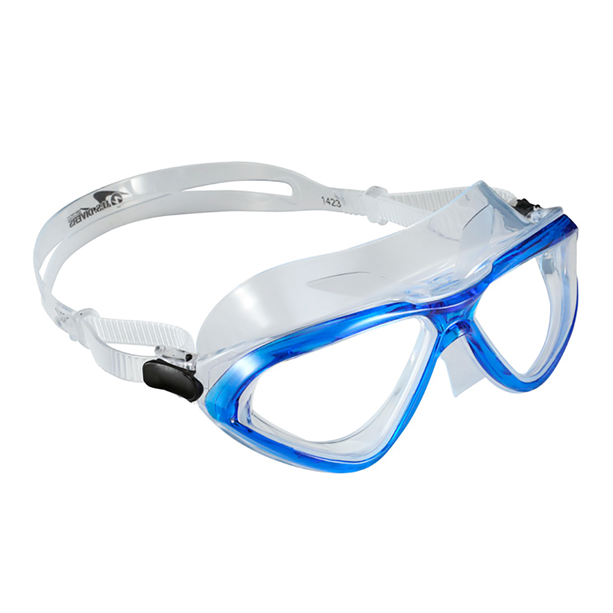 Lentes de Natación Silicona (Máscara) Us Divers - Azul