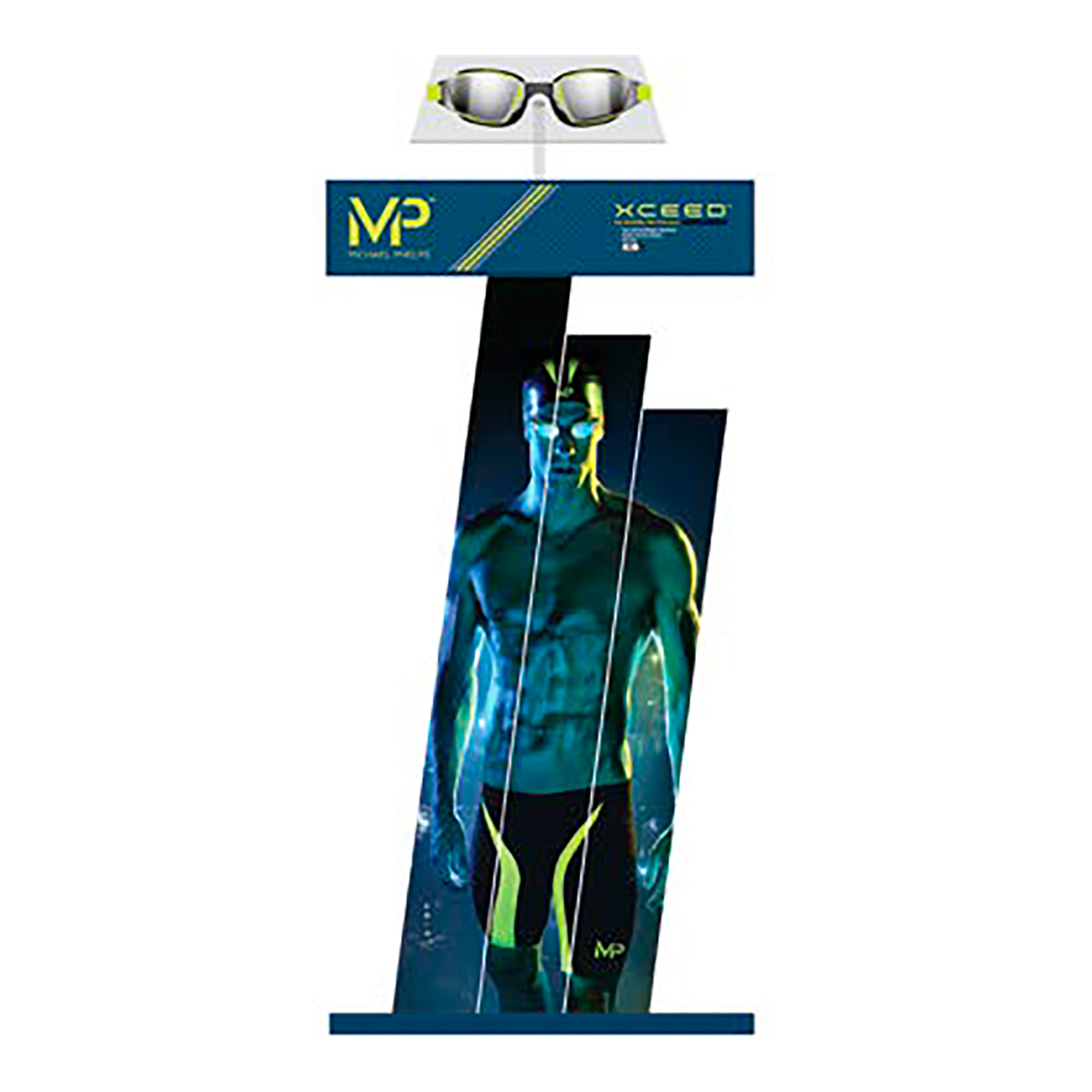 Exhibidor Para 1 Par De Lentes Michael Phelps Xceed
