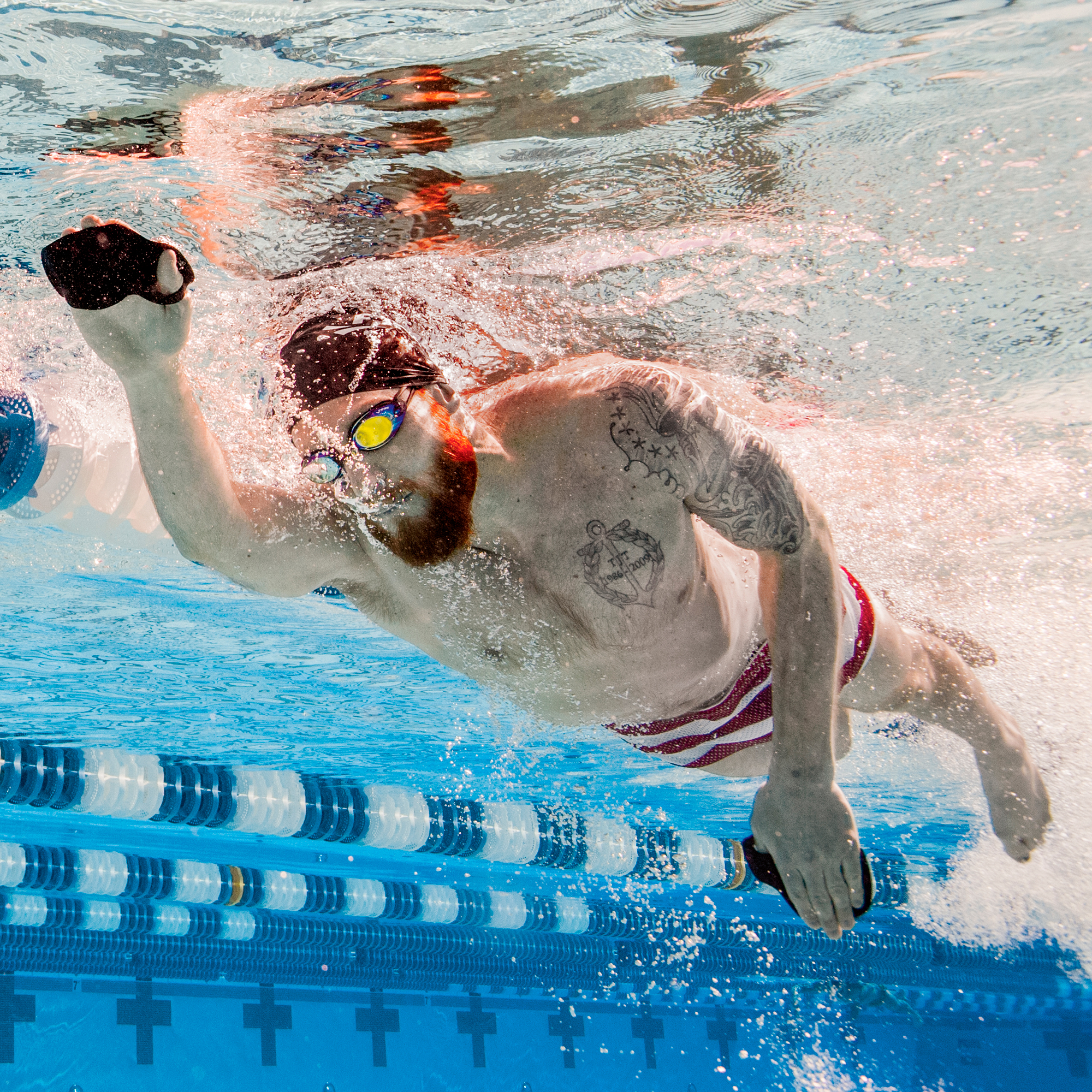 Manoplas Natación Finis Instinct Talle M