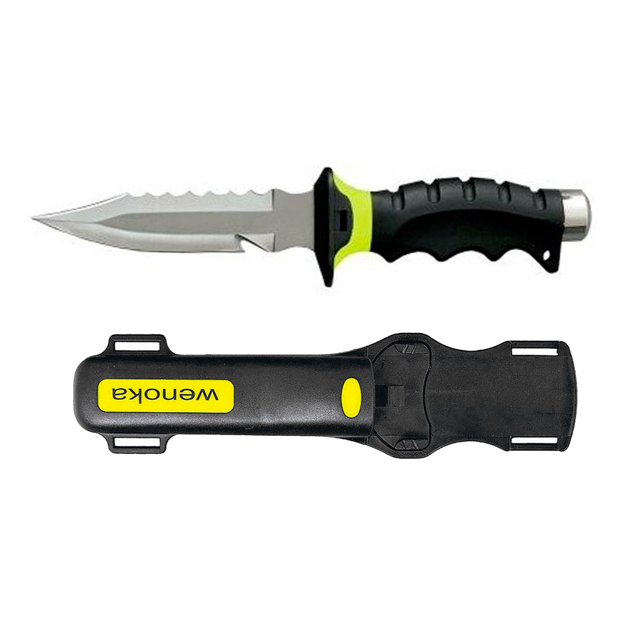 Cuchillo Deep See Jack Pointed - Negro / Azul