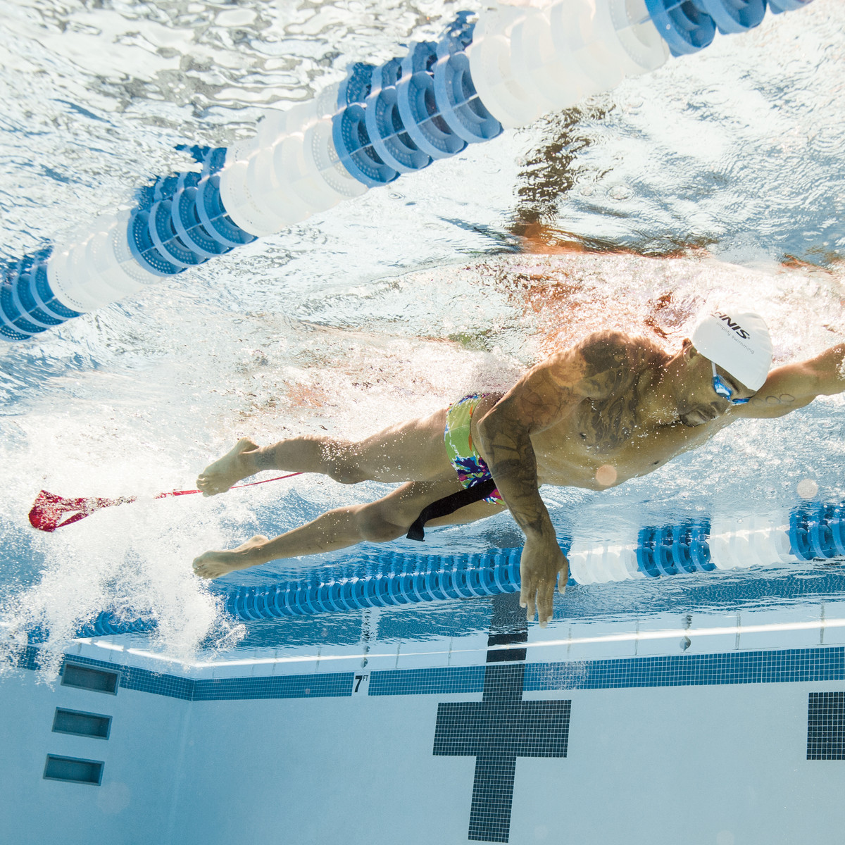 Paracaidas Swim Parachute Navy Finis 