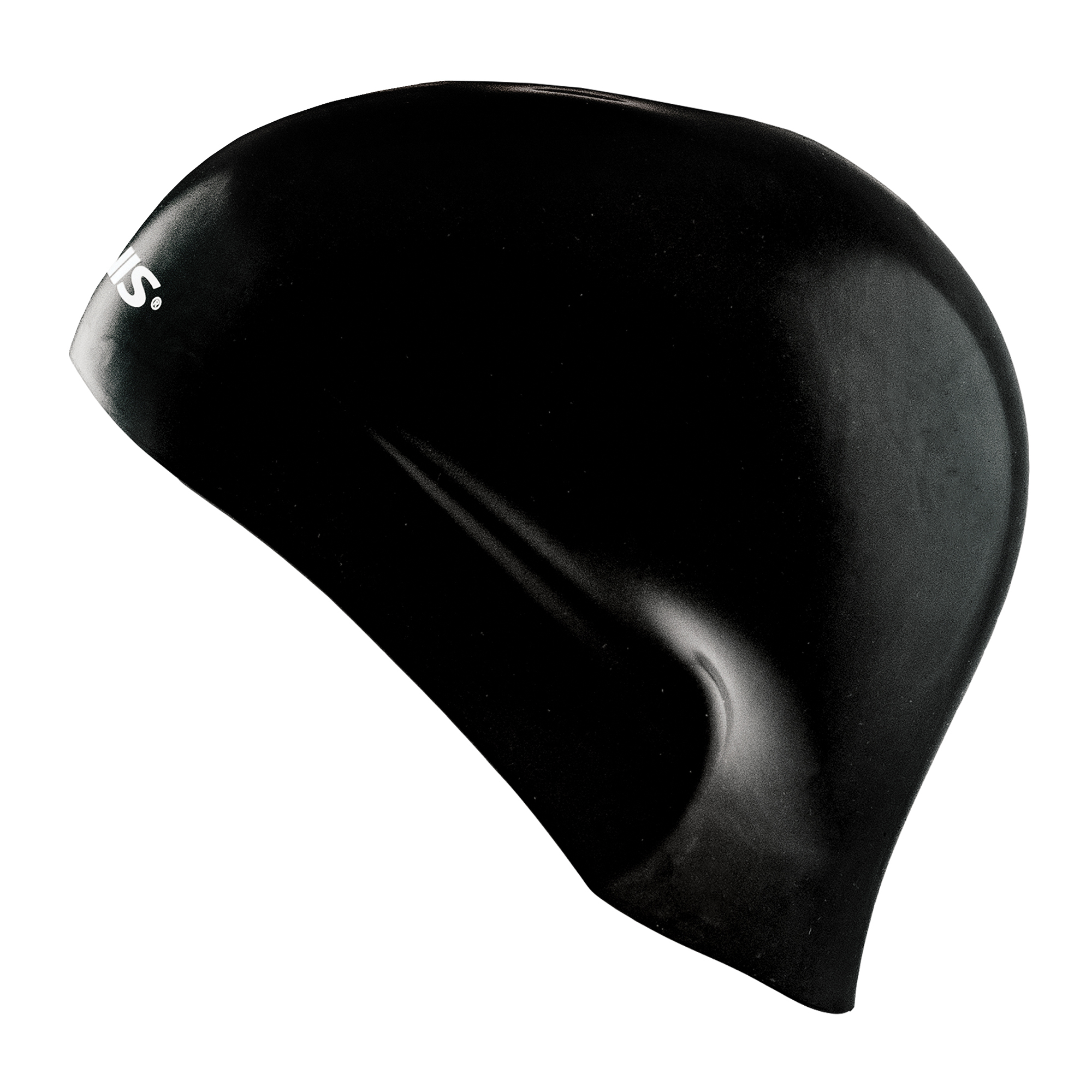 Gorra Natación Profesional Silicona Finis - Negro