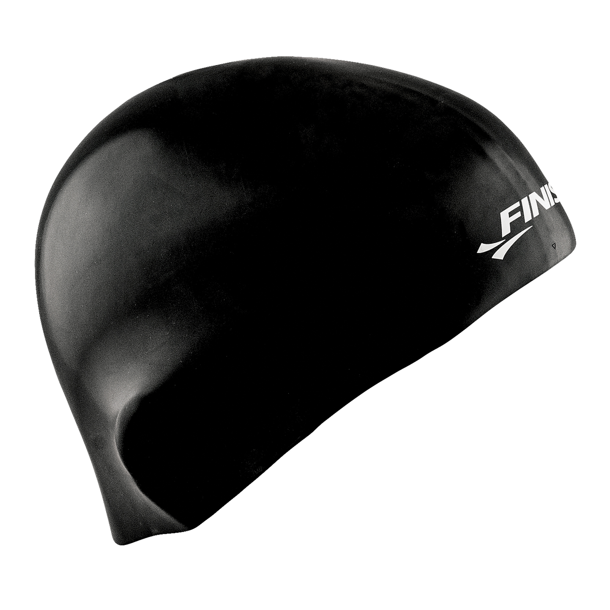 Gorra Natación Profesional Silicona Finis - Negro
