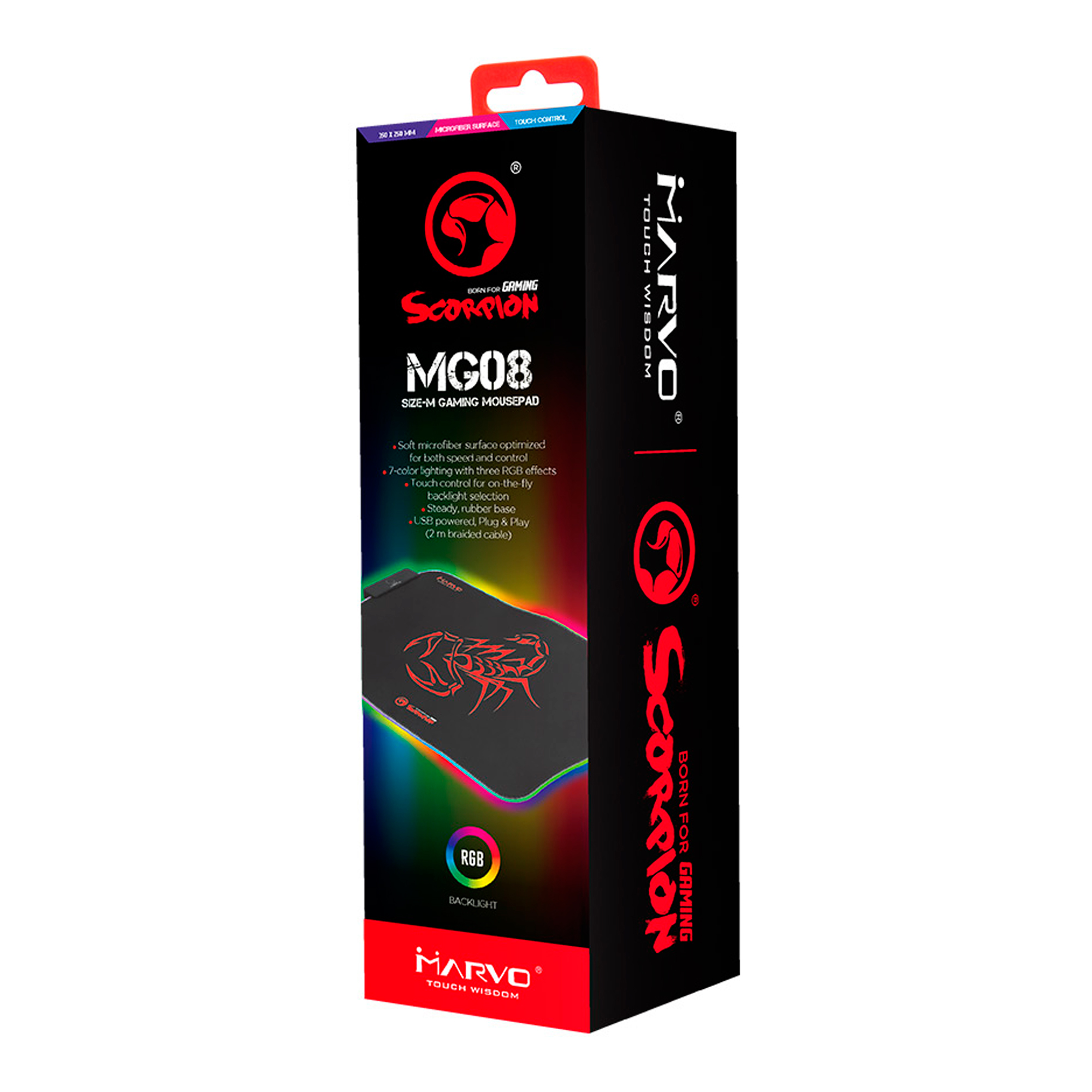 Mousepad Gaming Marvo Mg08 Rgb