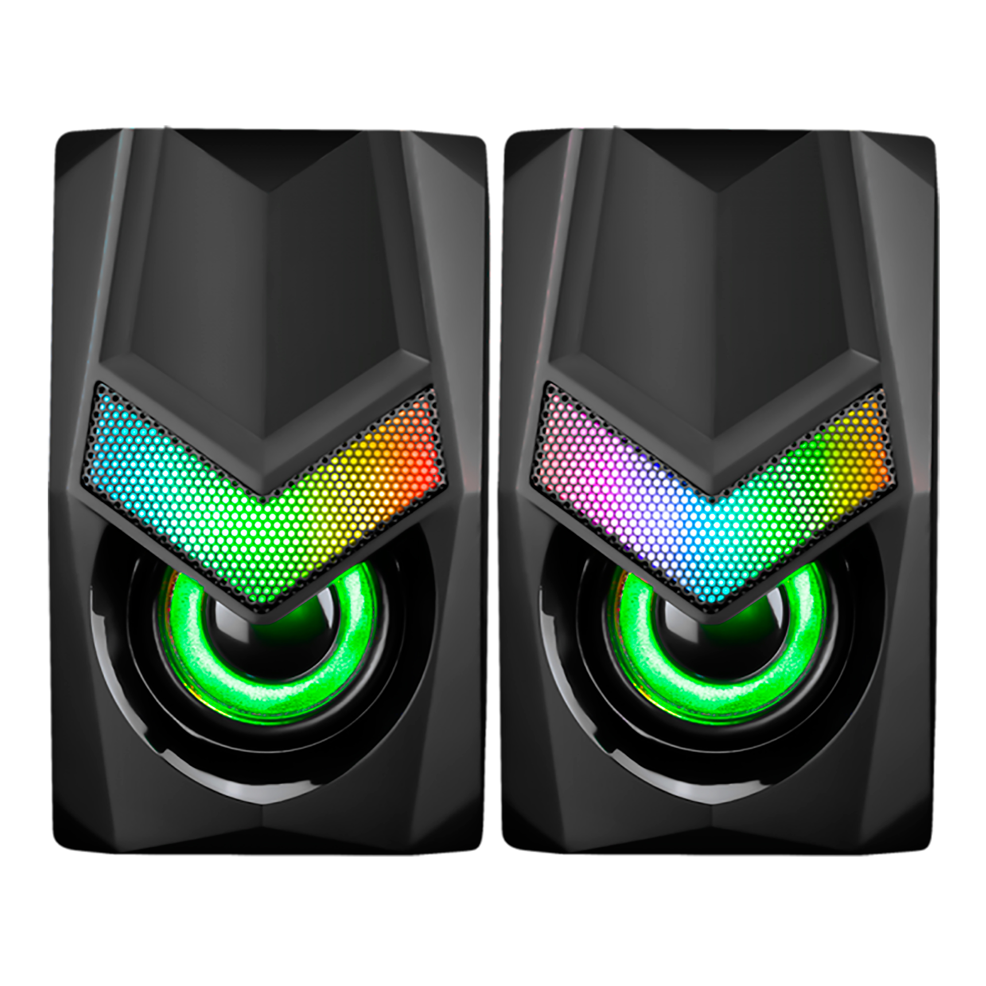 Parlantes Gaming Usb Pc Marvo Sg-118 Led 6w
