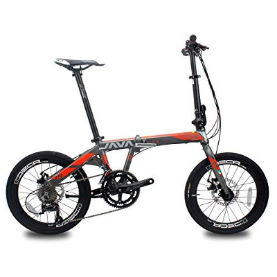 Bicicleta De Ciudad Java Fit Plegable Aluminio 18V 20''
