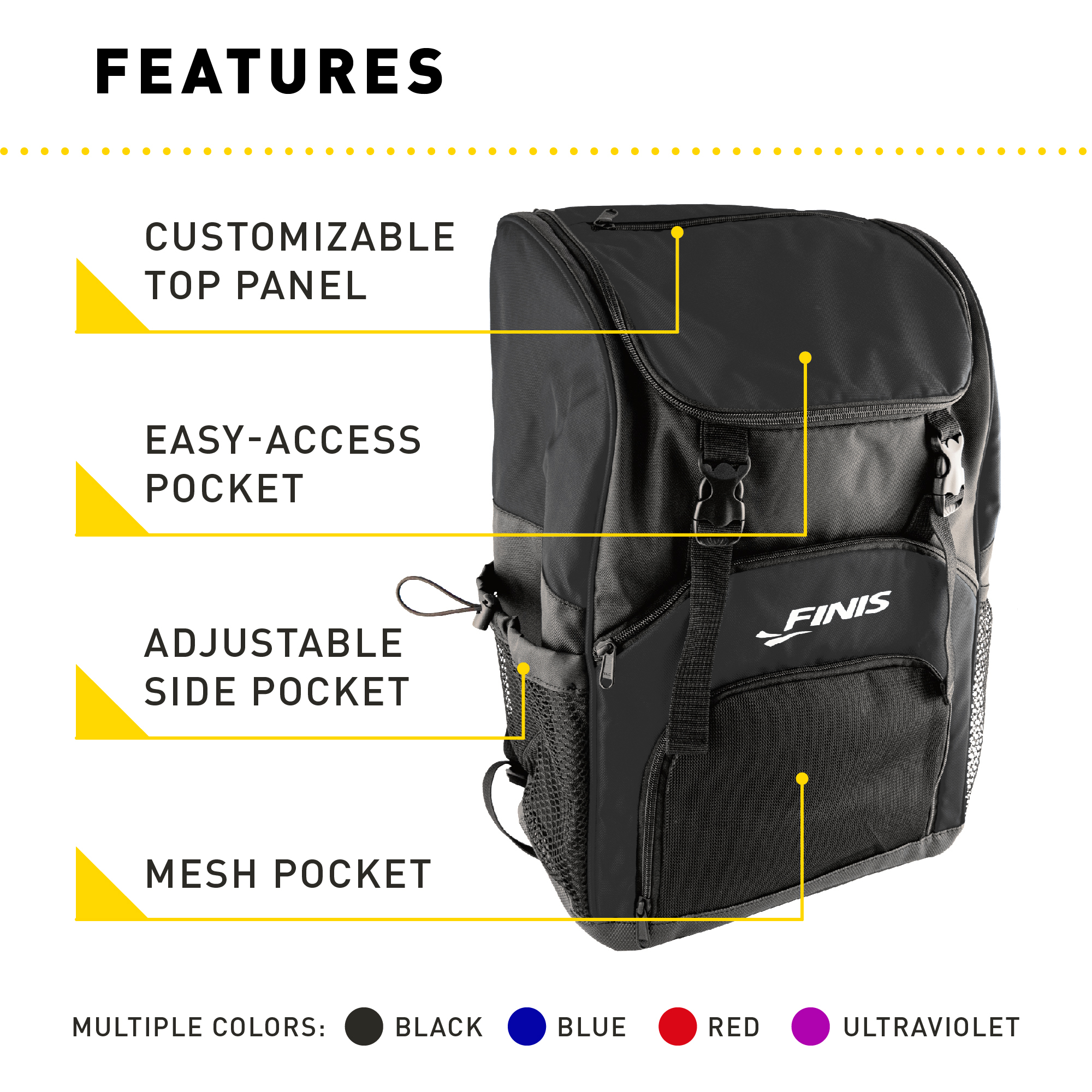 Mochila Finis Team Backpack 35l