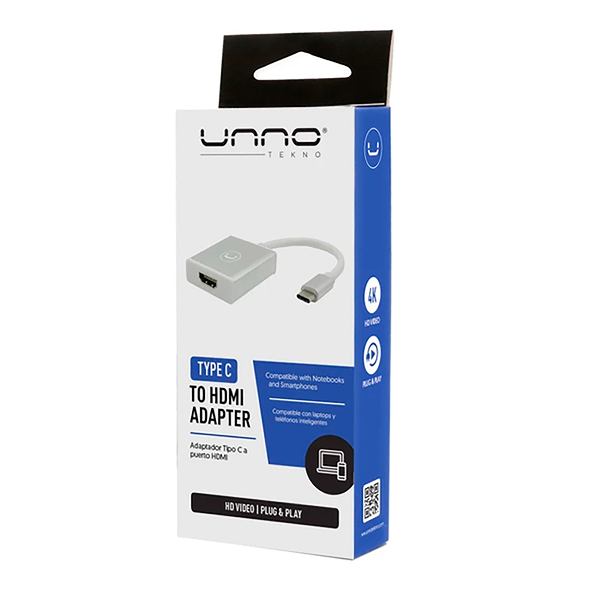 Adaptador Unno Tipo C A Hdmi 4k x 2k 30hz