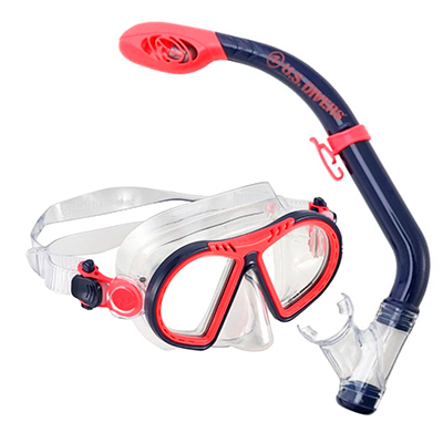 Kit Mscara y Snorkel Us Divers Para Nio Toucan Keiki