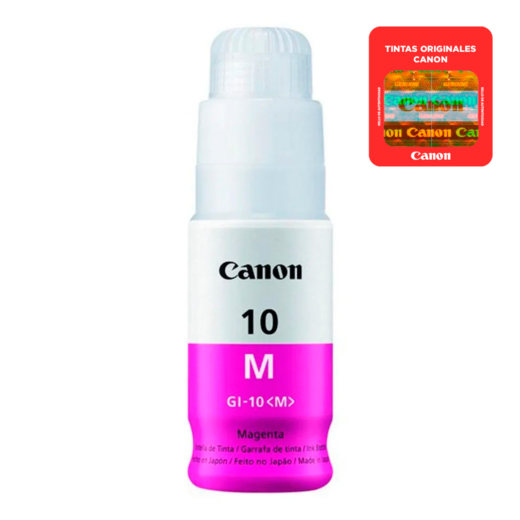 Botella De Tinta Canon Magenta GI-10 M 70ml