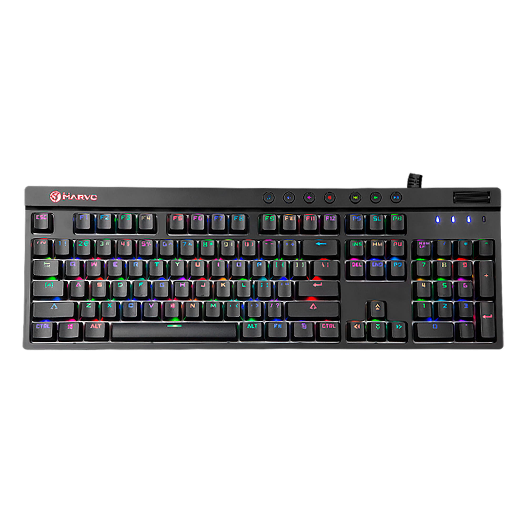 Teclado Gaming Marvo Kg950 Mecnico Con Iluminacin