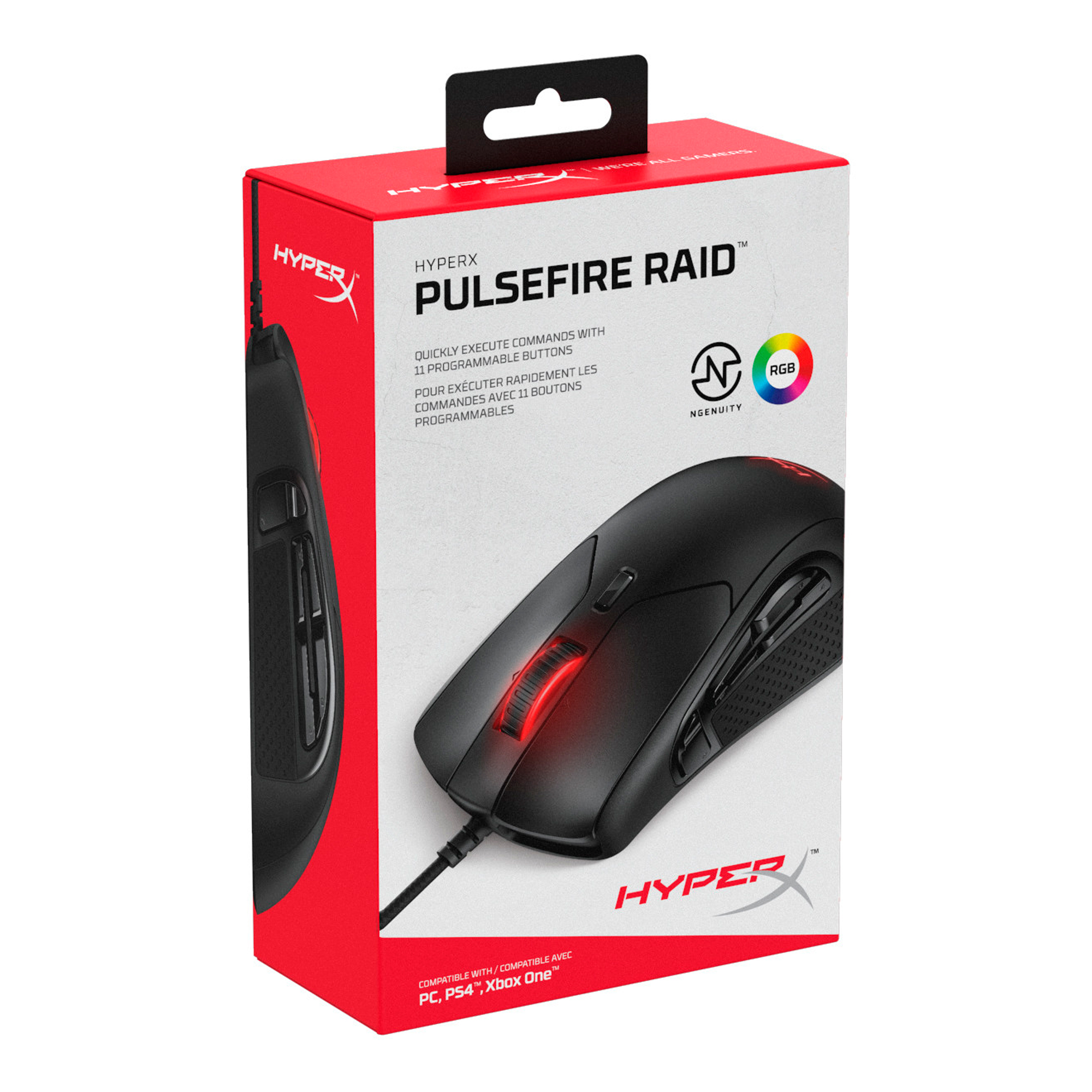 Mouse Gaming Hyperx Rgb 11 Botones Programables PcService