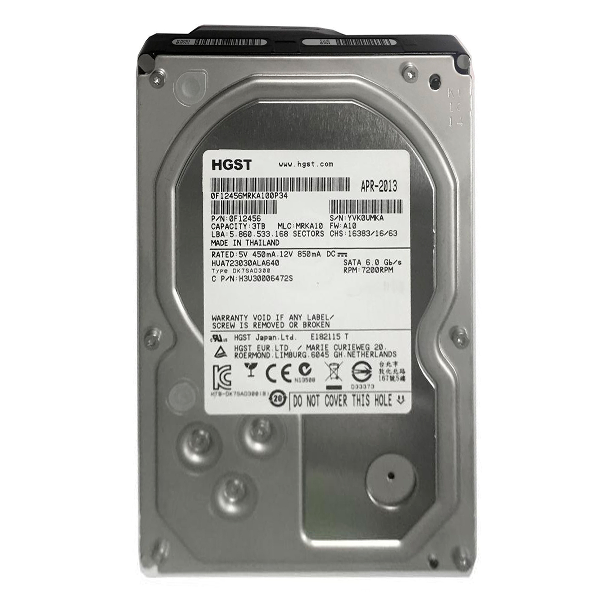 Disco Duro Hitachi Ultrastar 7k3000 3tb Sataiii