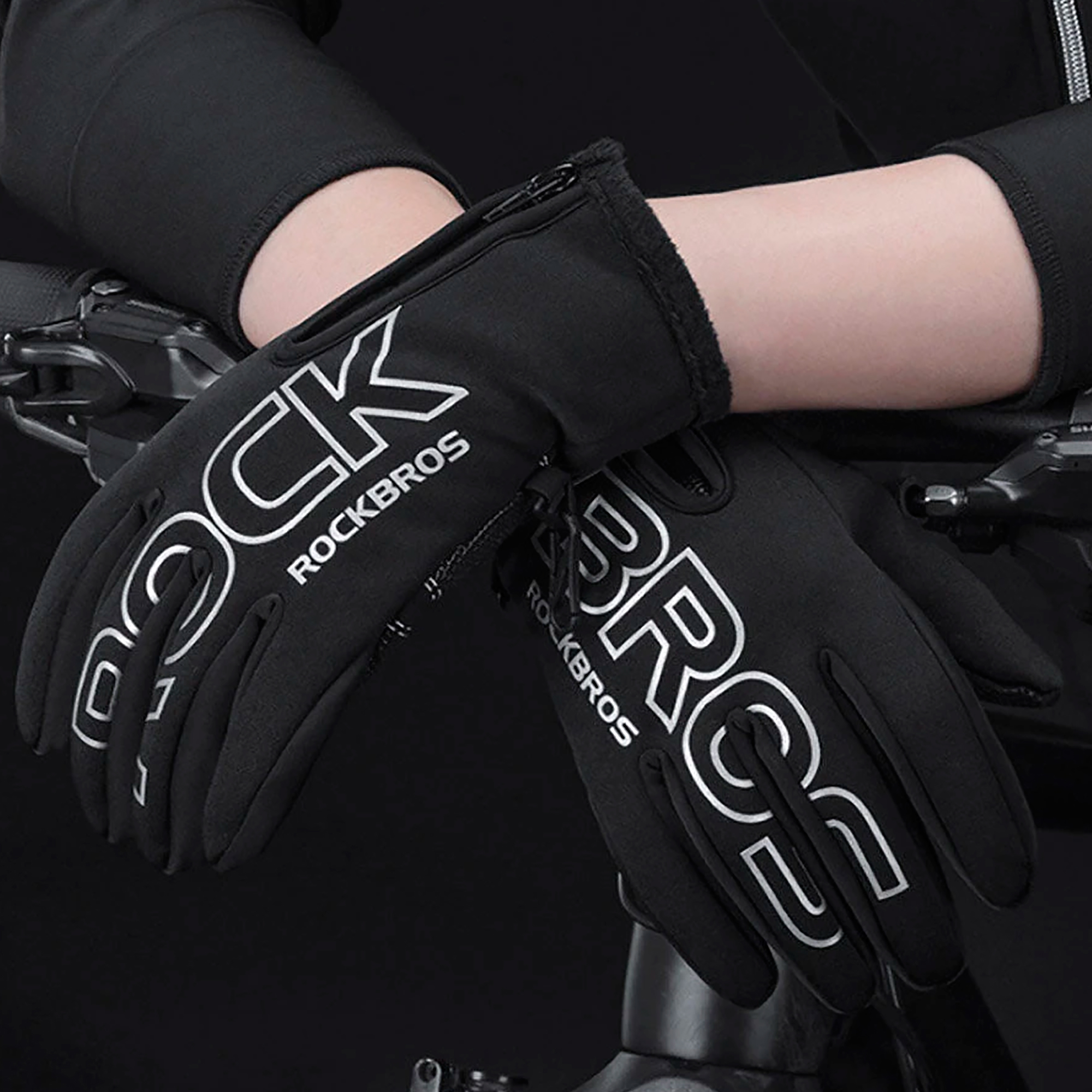 Guantes De Invierno Rockbros Antideslizantes L