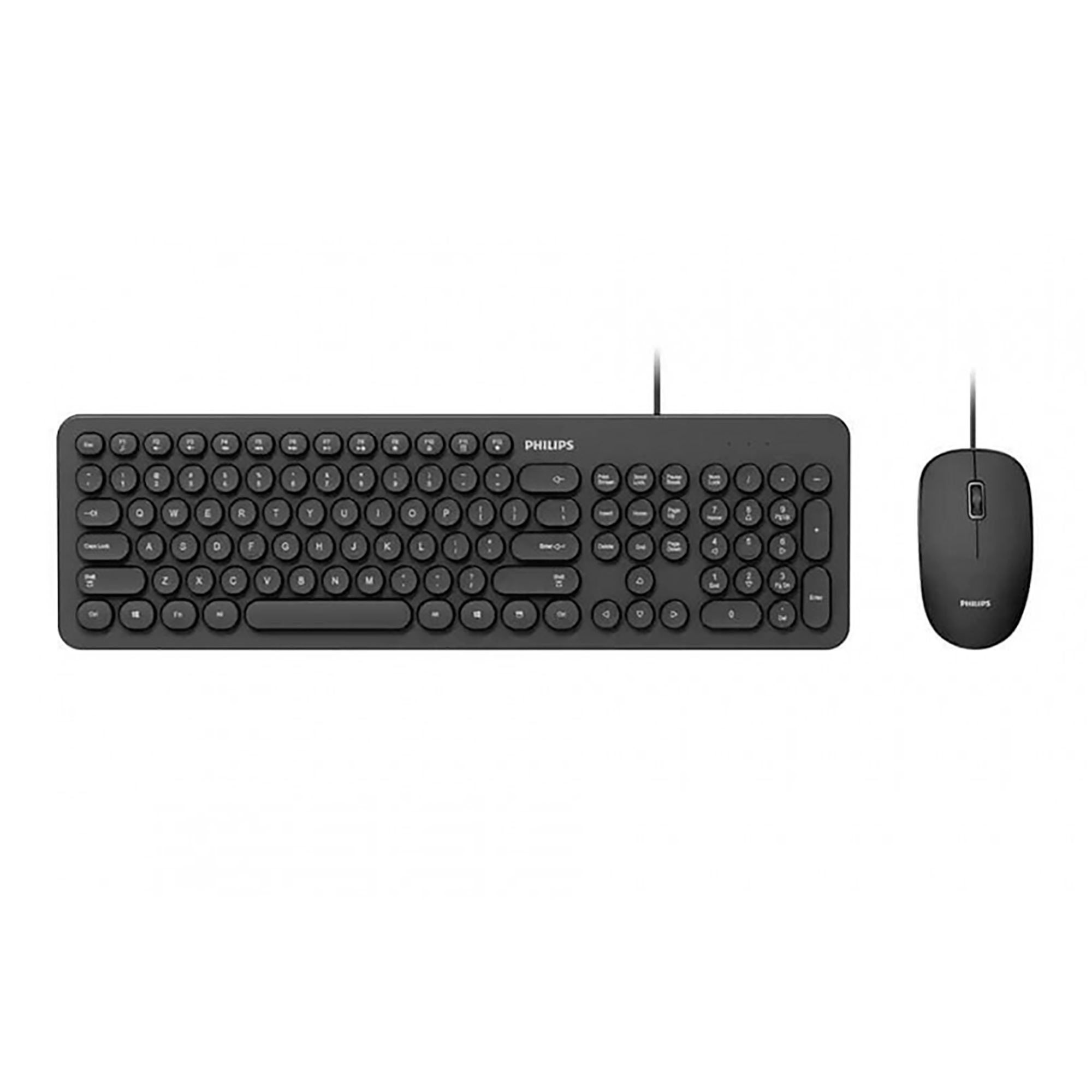 Combo Usb Mouse Ambidiestro Y Teclado Philips