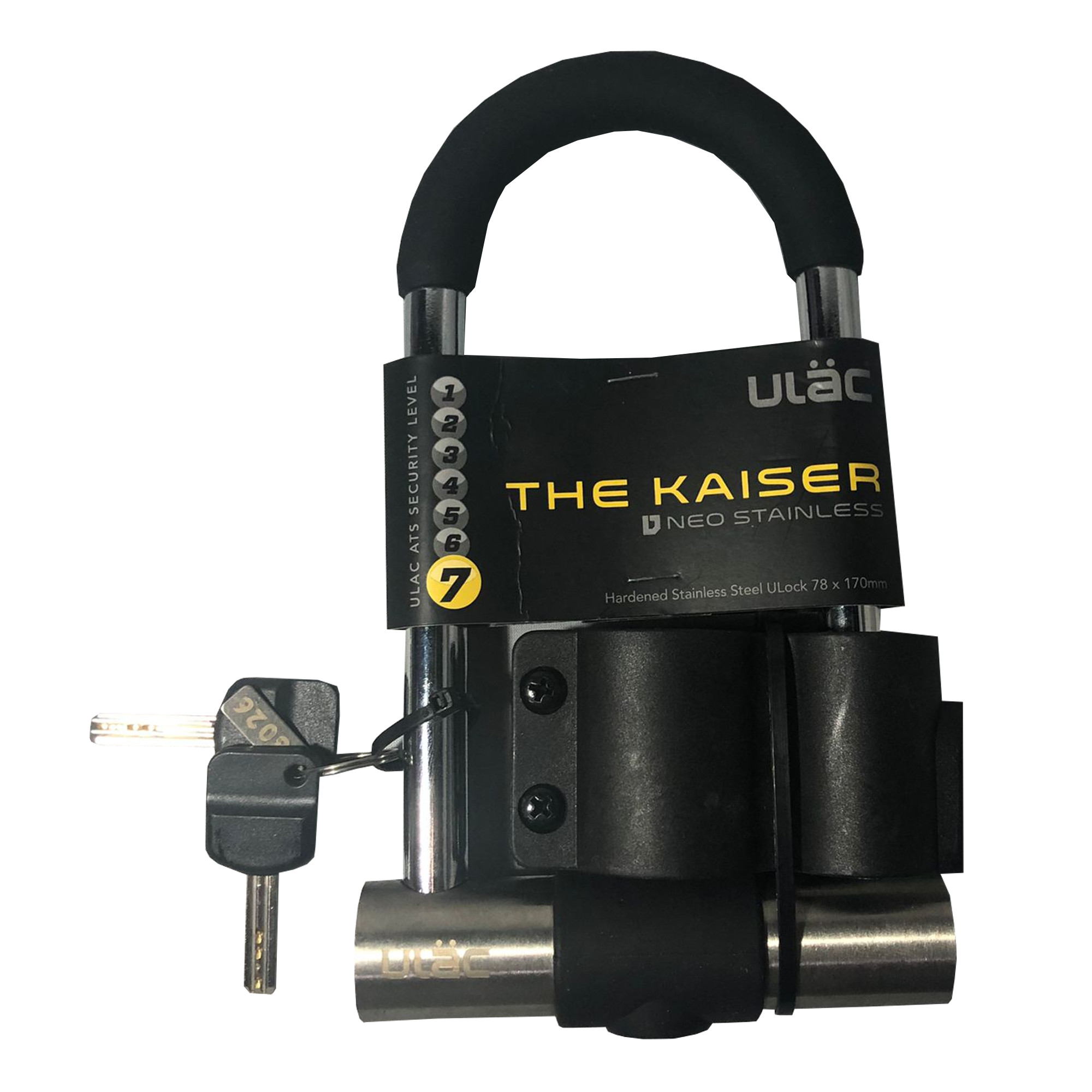 Tranca en U Acero Inoxidable para Bicicleta 