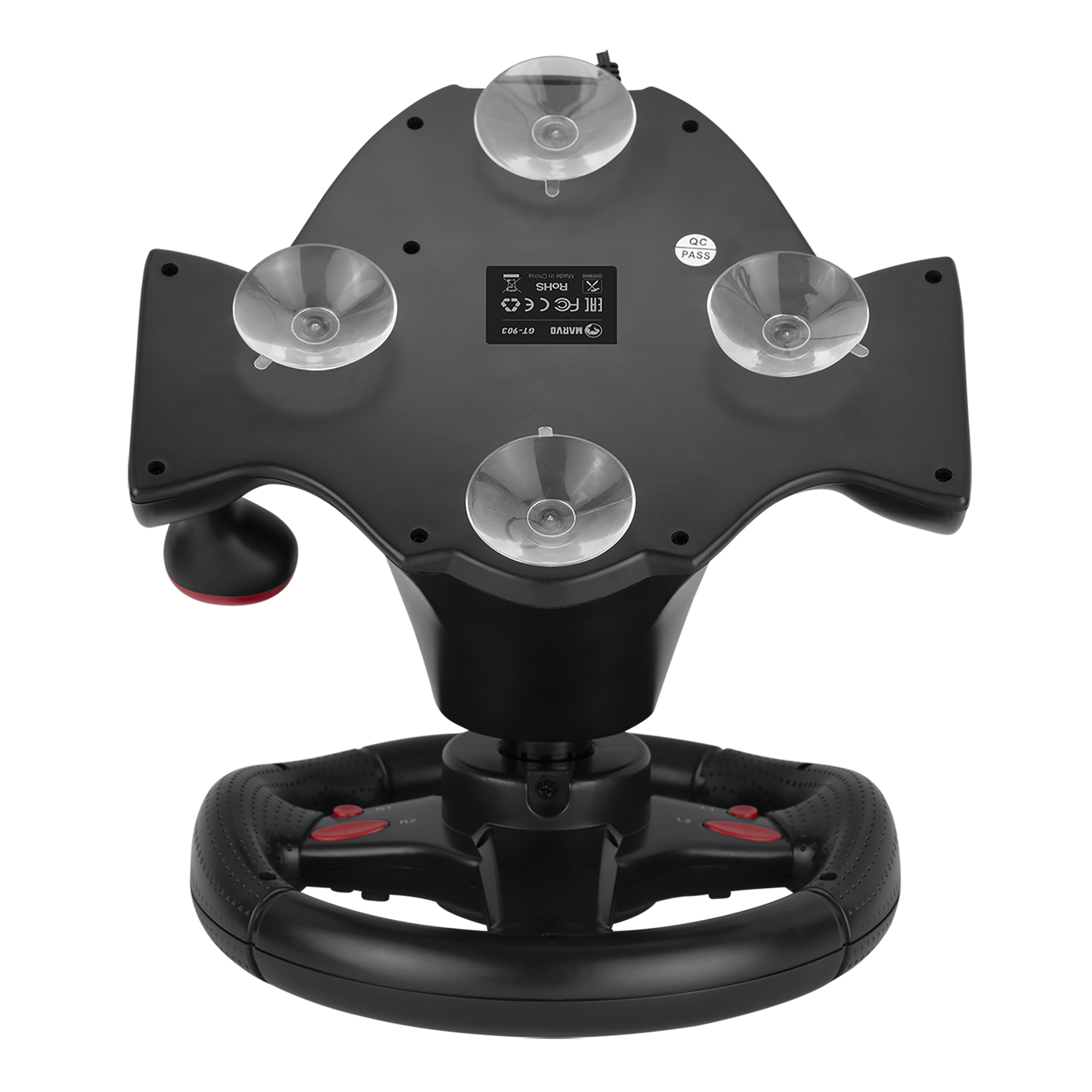 Volante Gaming Marvo Multiplataforma 180º Vibración