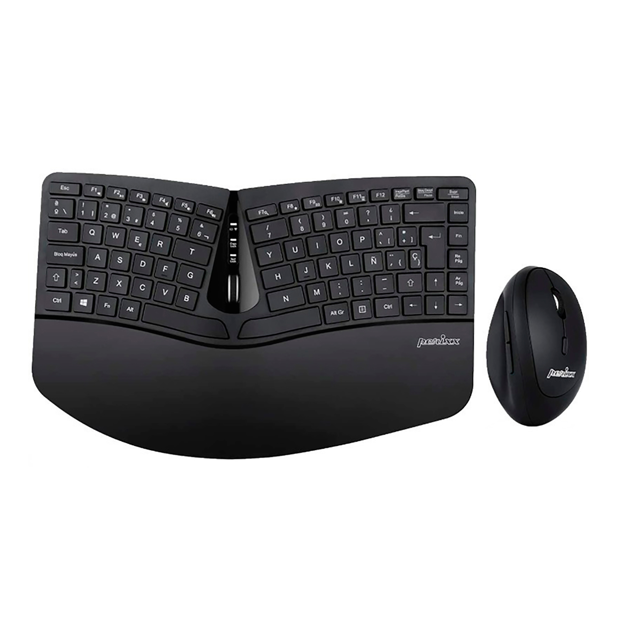 Combo Mouse Y Teclado Ergonmicos Inalmbricos Perixx 606