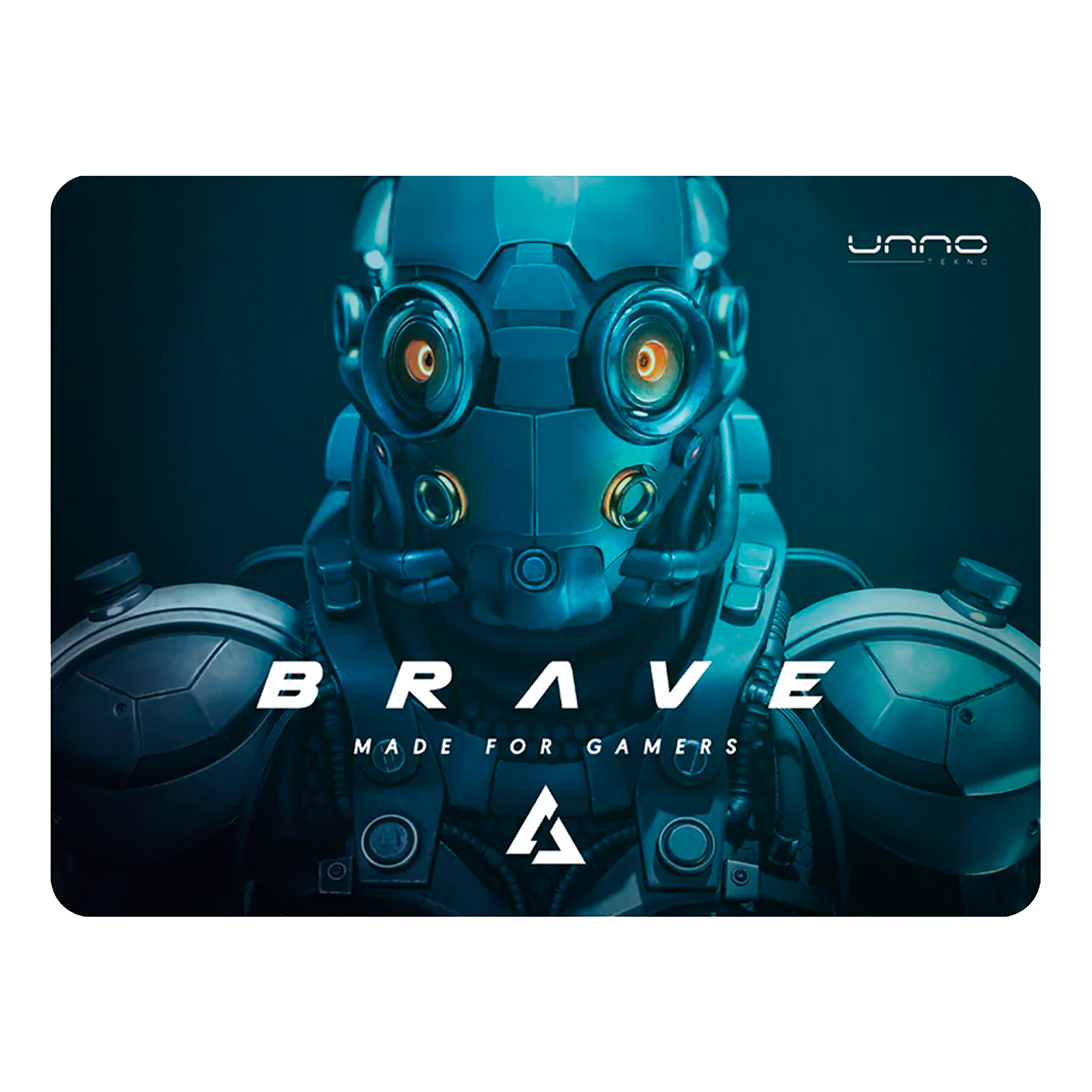 Mouse Pad Gaming Unno Brave Mp6051 Antideslizante 320x240mm