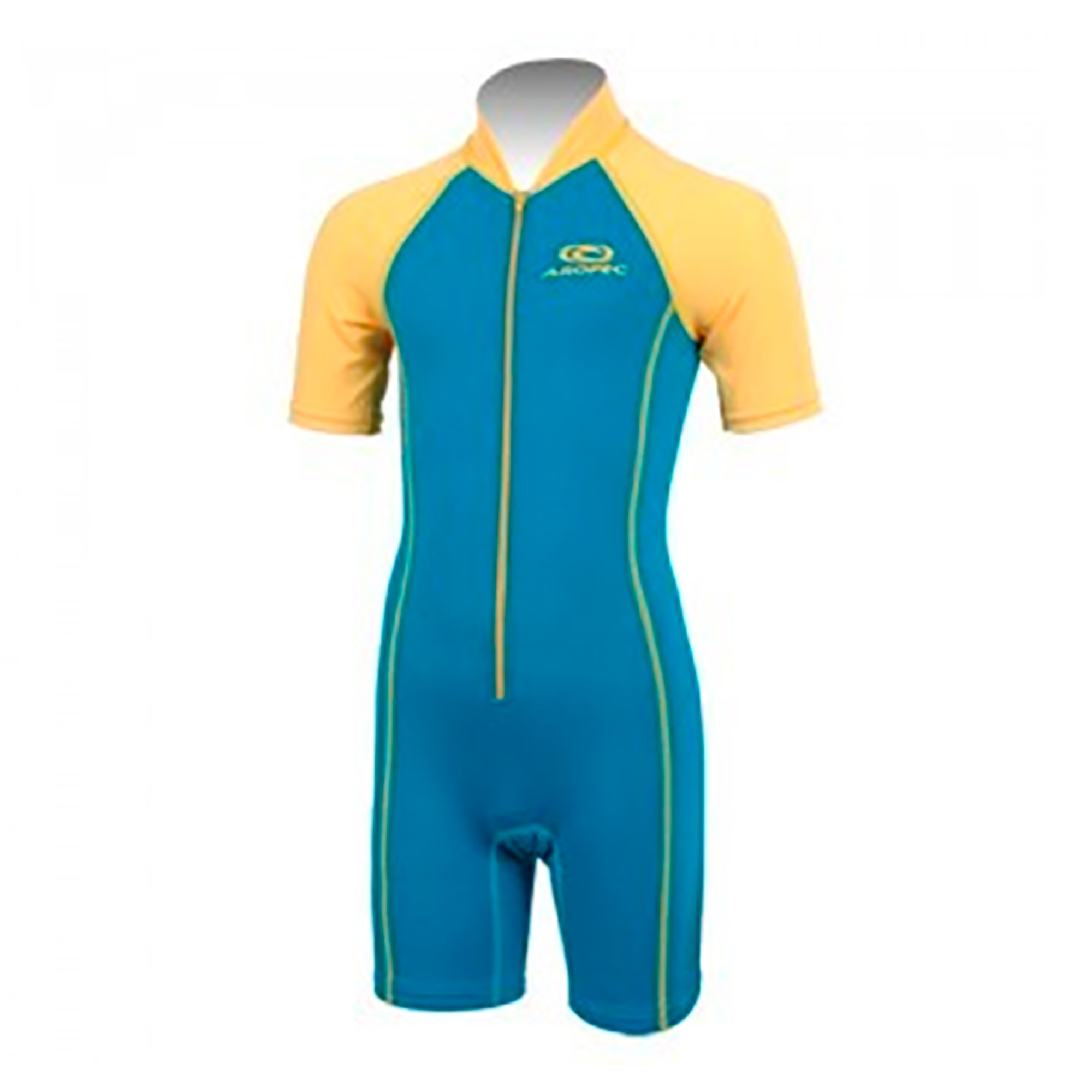 Traje Neopreno Lycra Natación Aropec Niño Amarillo