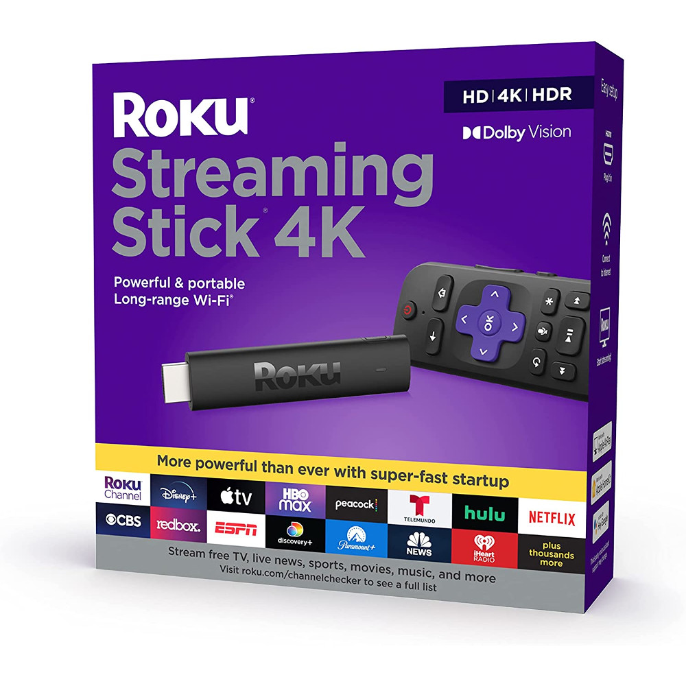 Roku Streaming Stick 4k Wifi Control Remoto Con Voz PcService