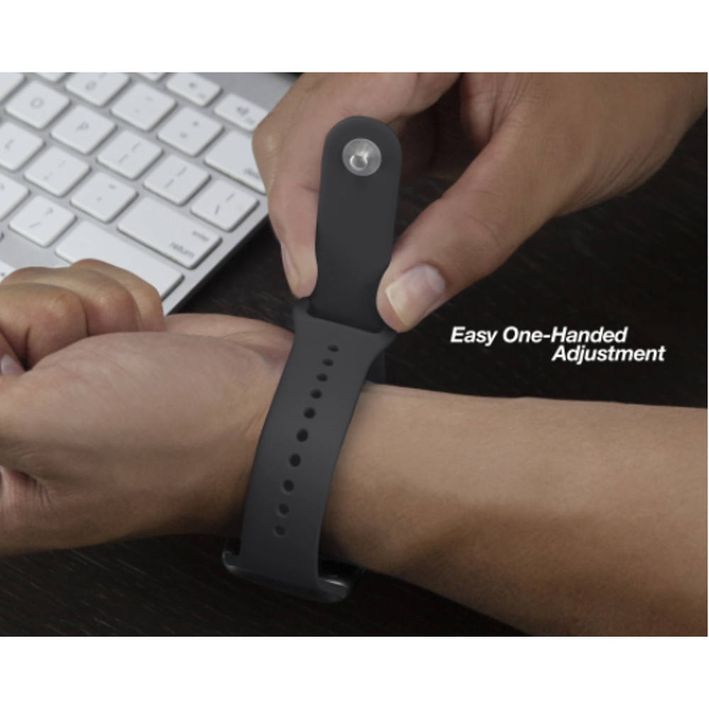 Malla de Silicona para Apple Watch 42/44mm - Negro