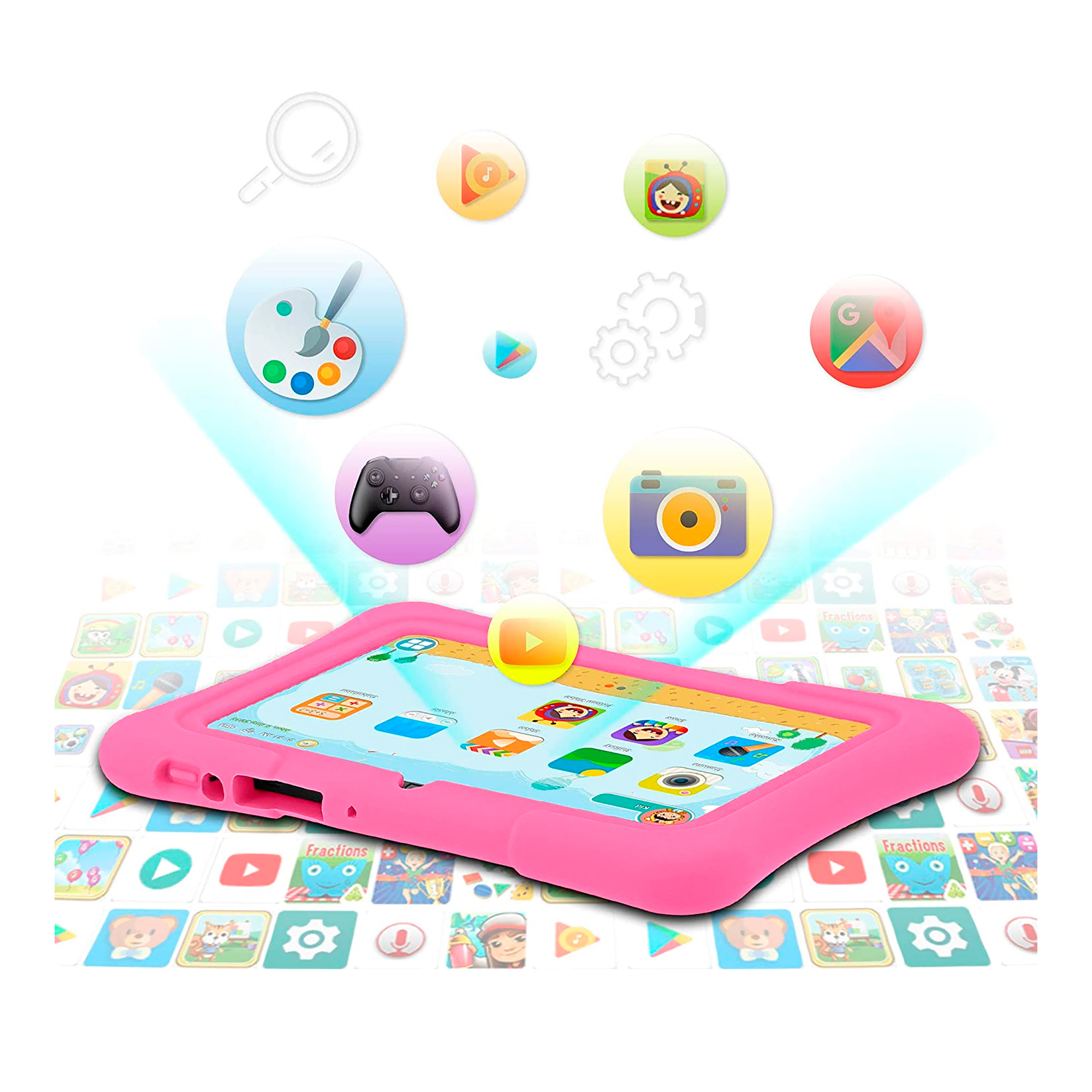 Tablet Pritom K7 Kids 7'' 1gb 16gb 2mp+0,3mp PcService