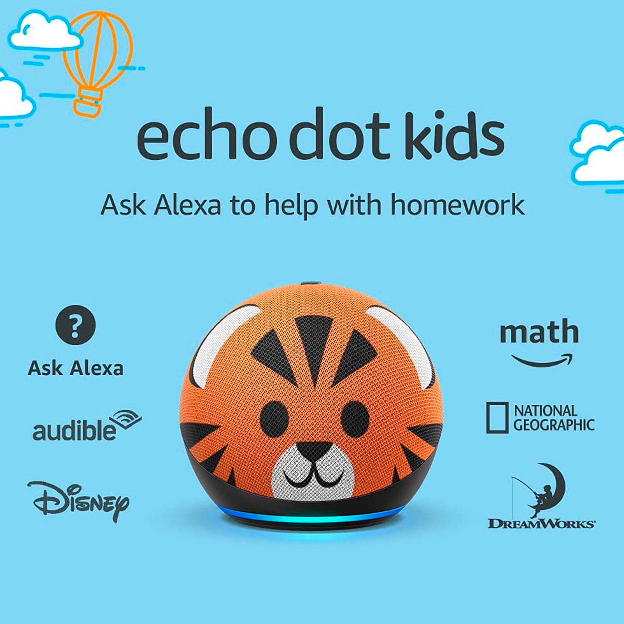 Parlante Amazon Echo Kids Gen4 Alexa Wifi Bluetooth