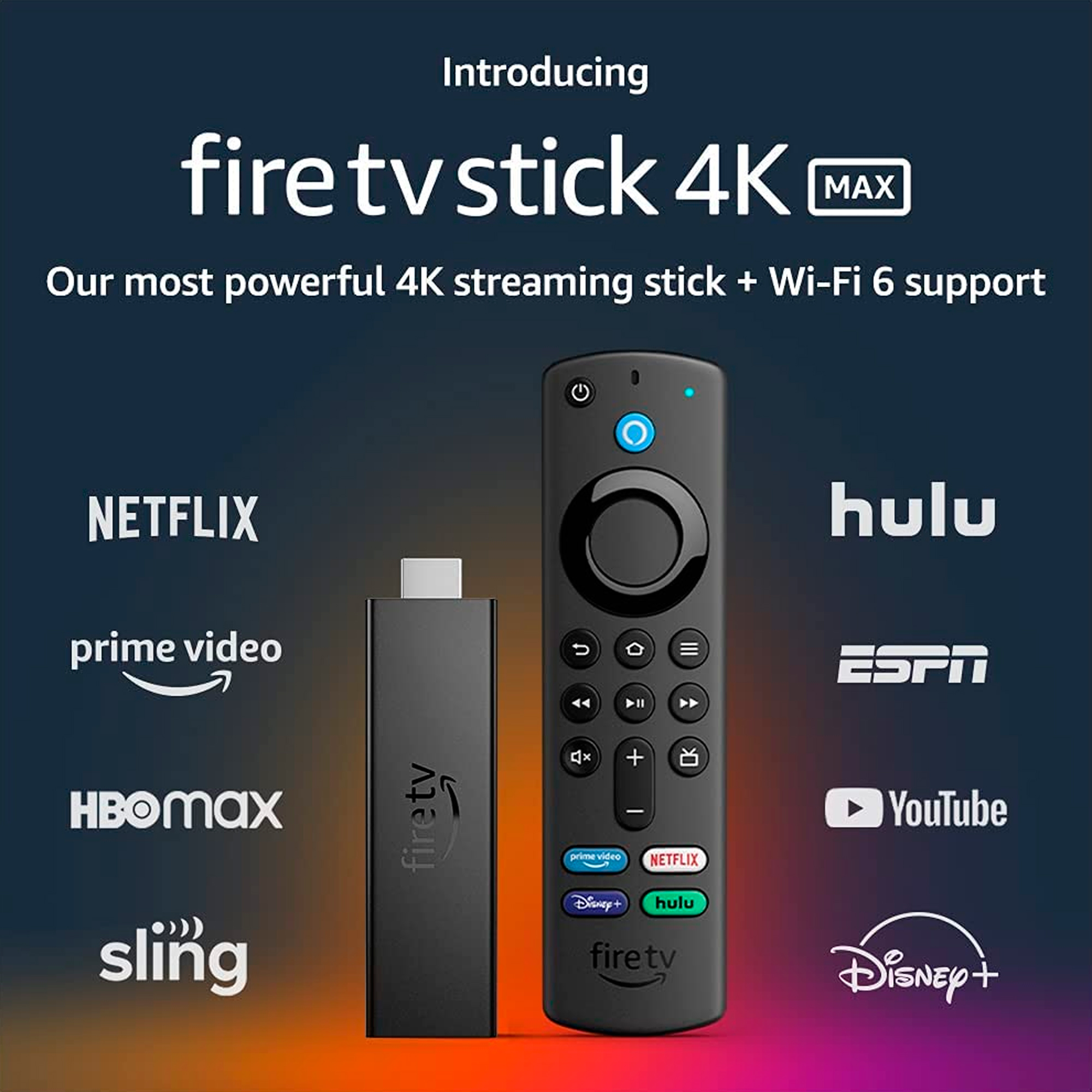 Amazon Fire Tv Stick 4k Max Alexa Control Remoto PcService