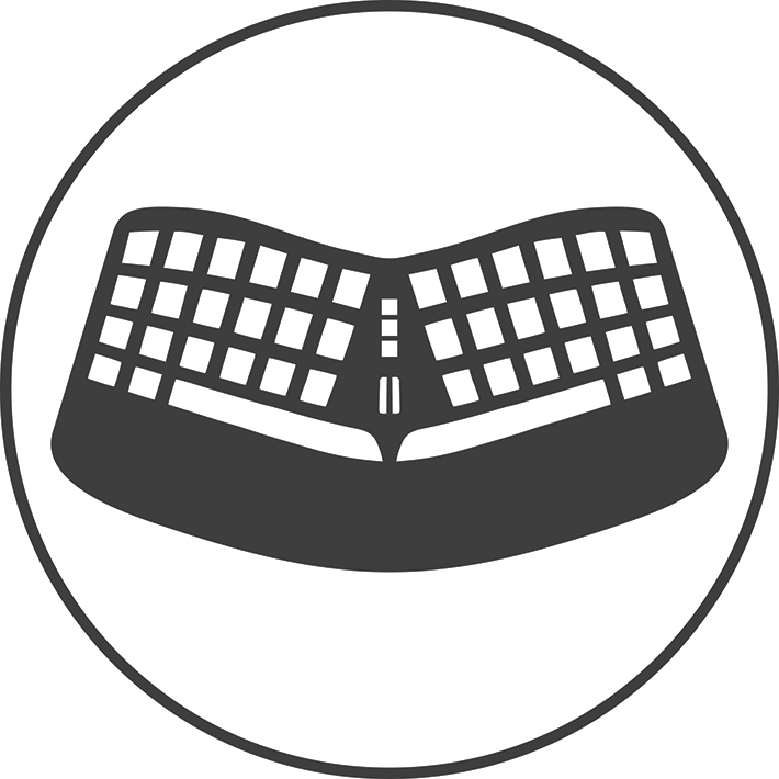 TECLADO ERGONOMICO