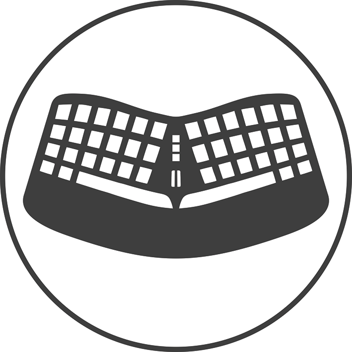 TECLADO ERGONOMICO