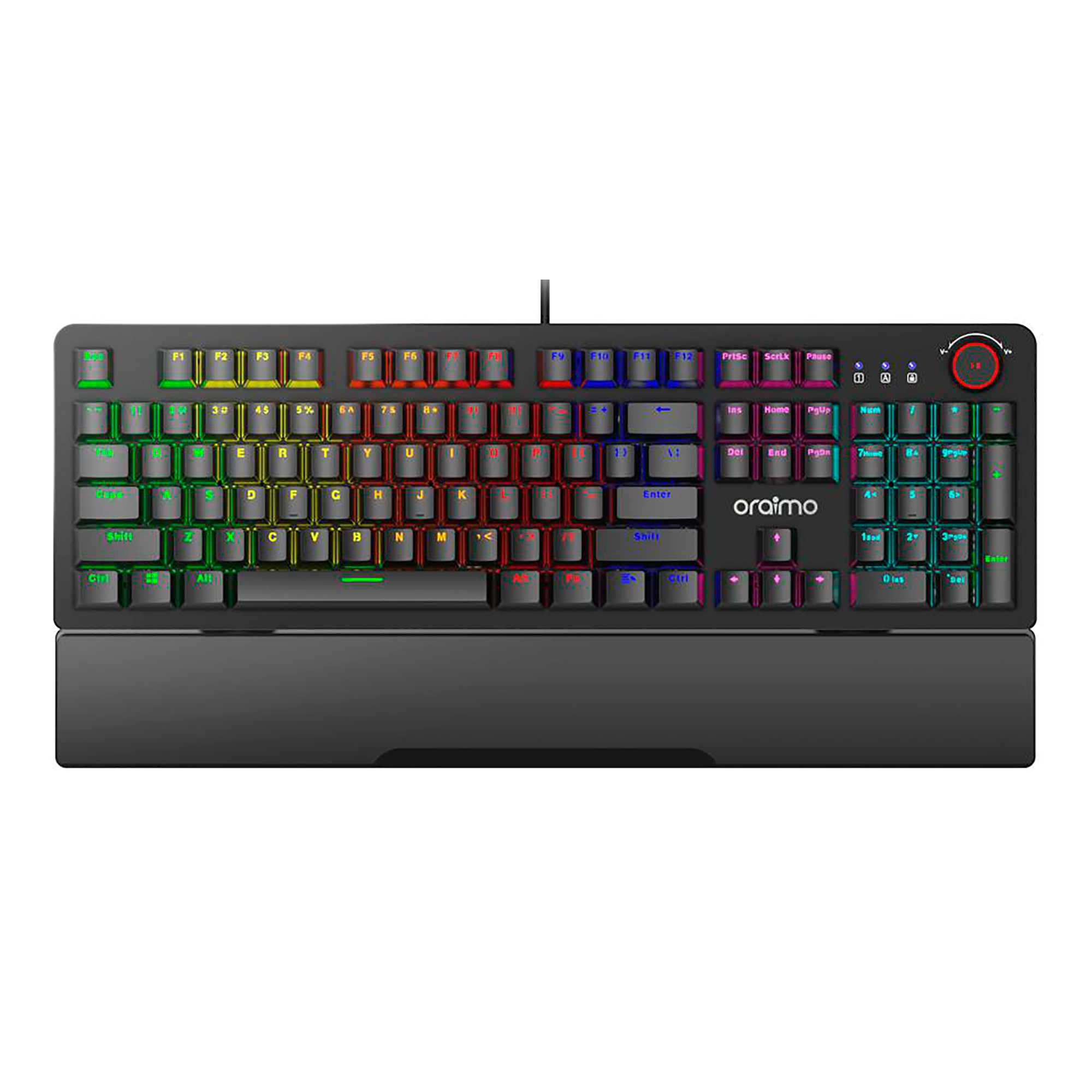 Teclado Oraimo HyperType Retroiluminacin USB