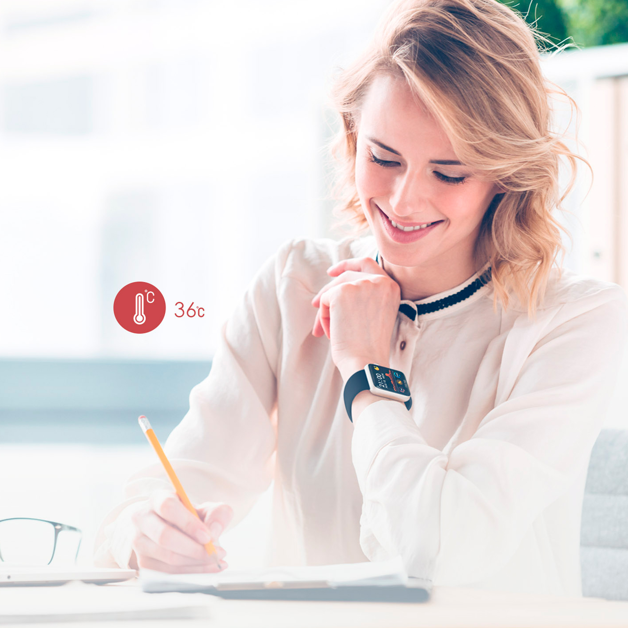 Reloj Inteligente Tecno Watch 1 Ip65 Bluetooth